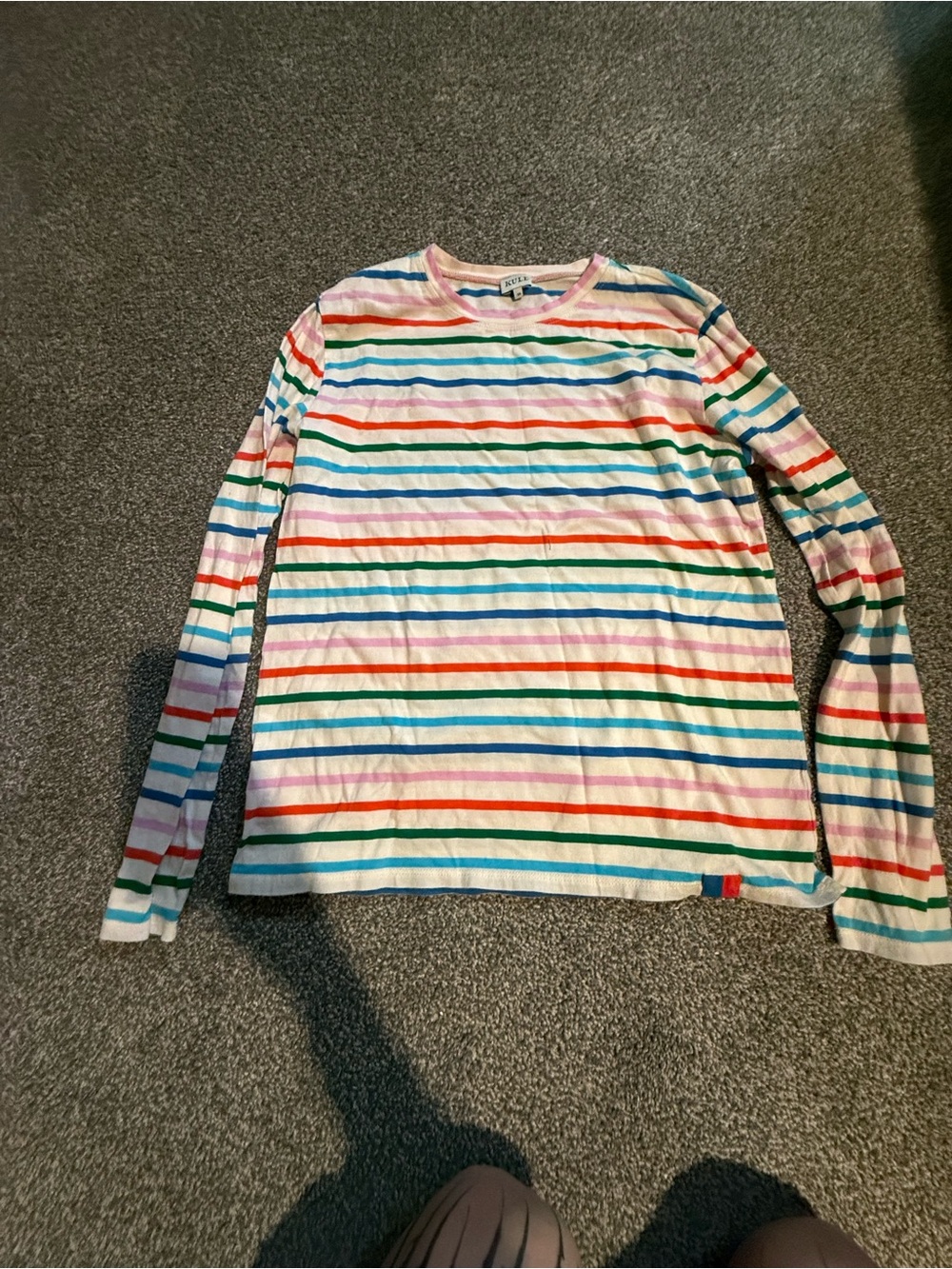 KULE Striped Long Sleeve Tee - Multicolor